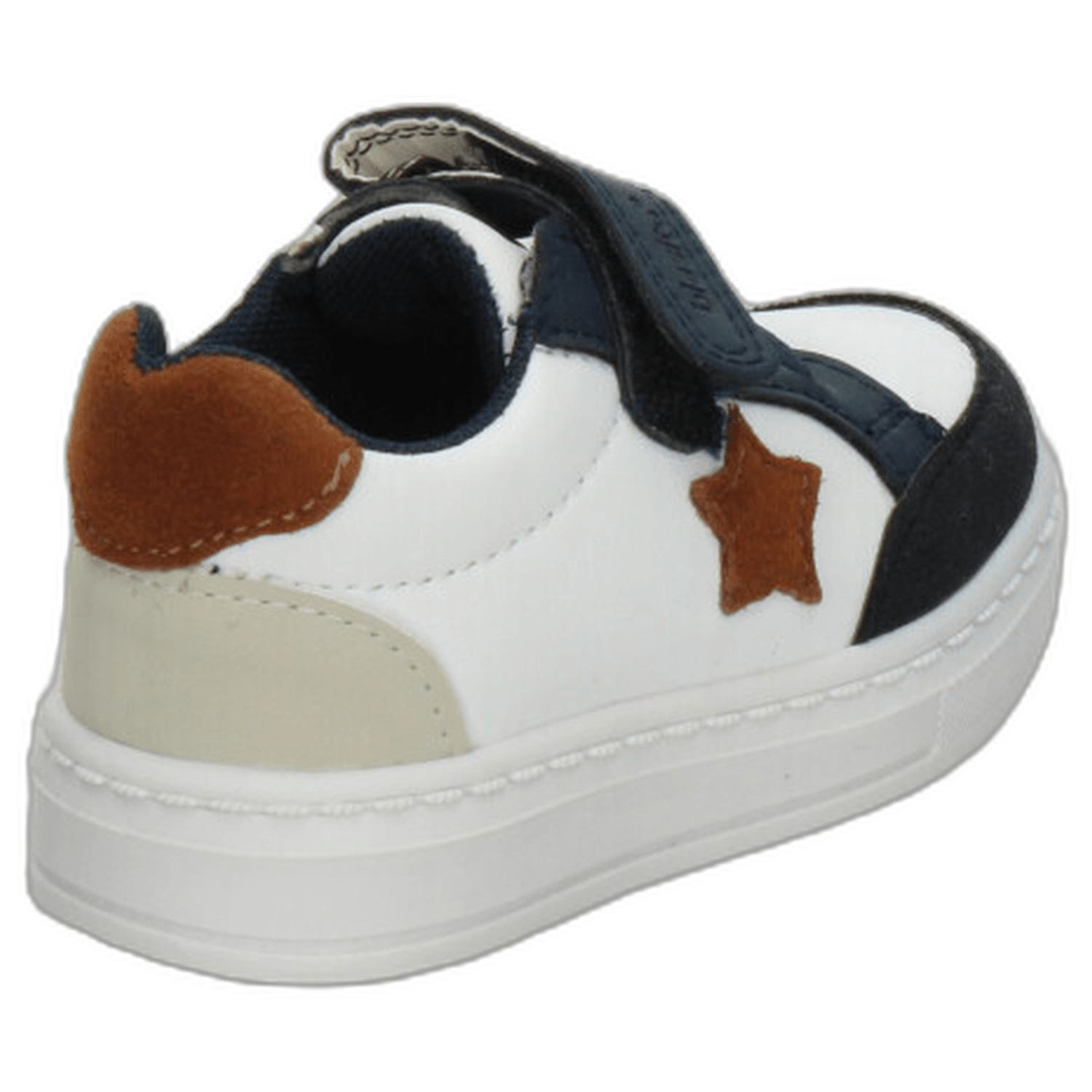 Tenis Blasito Niño Casual Blanco Azul Infantil T15-18 — imagen 3