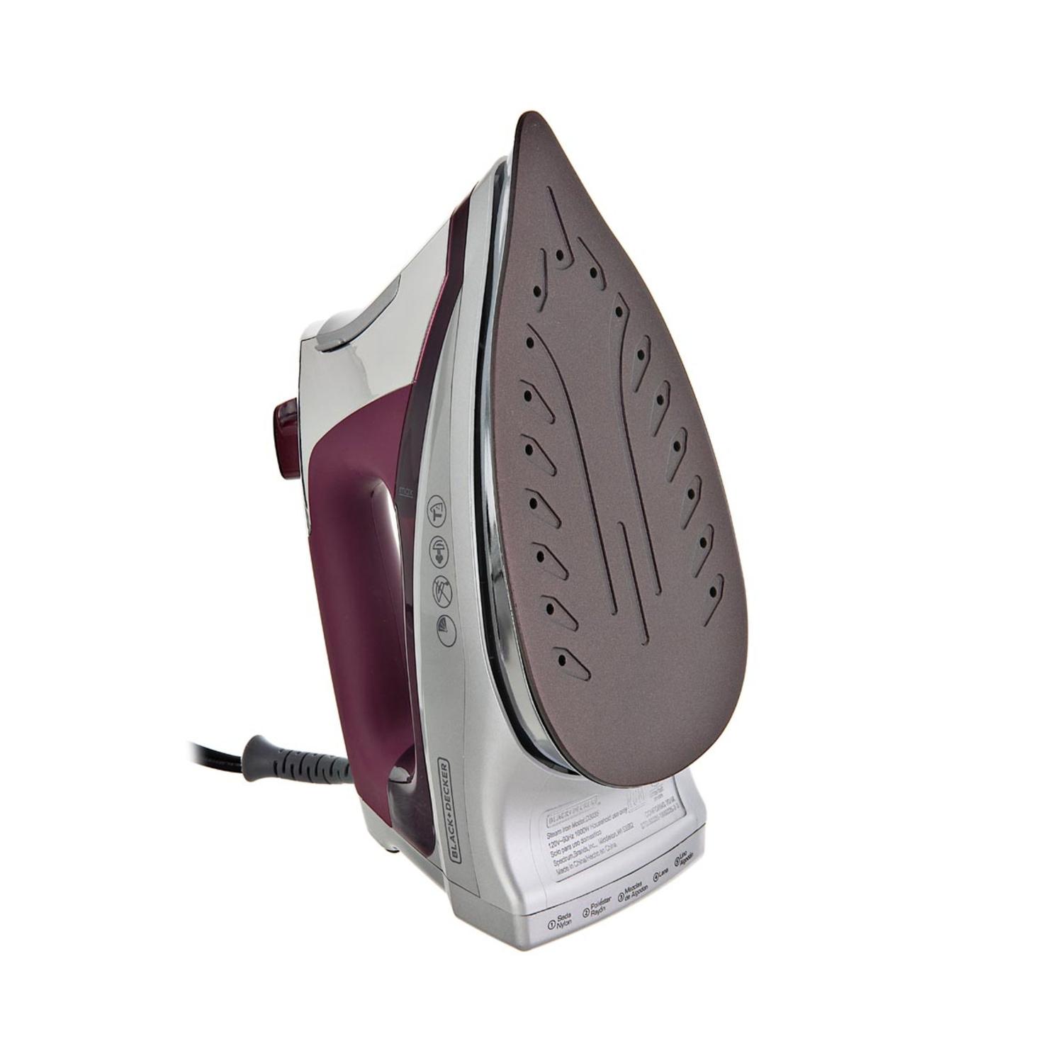 Plancha de Vapor Black+Decker D3035 1600 W Suela Titanio — imagen 2