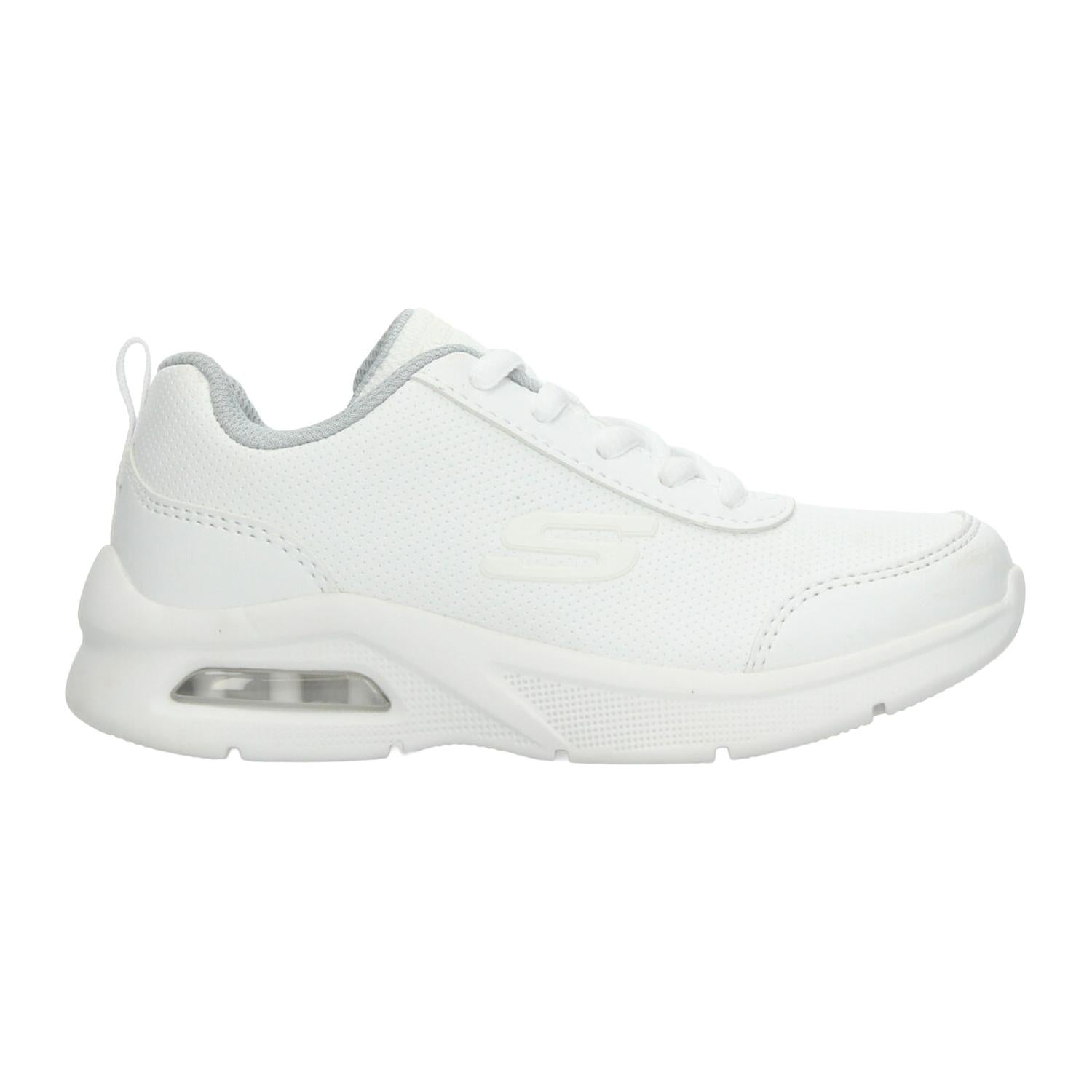 Tenis Niña Skechers Microspec Blanco Casual Infantil T17-22 — imagen 2