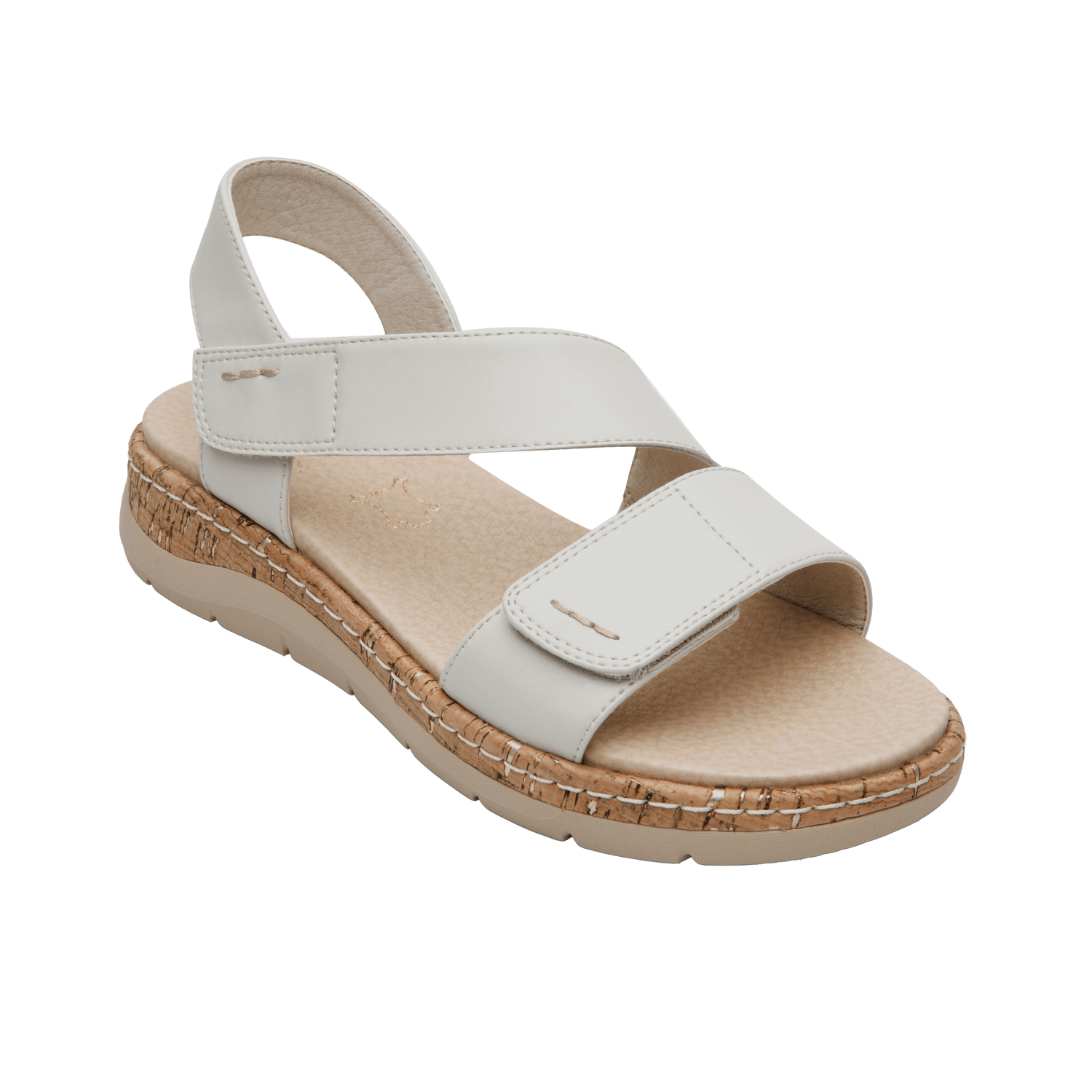 Sandalias Dama Flexi Beige Casual Mujer — imagen 3