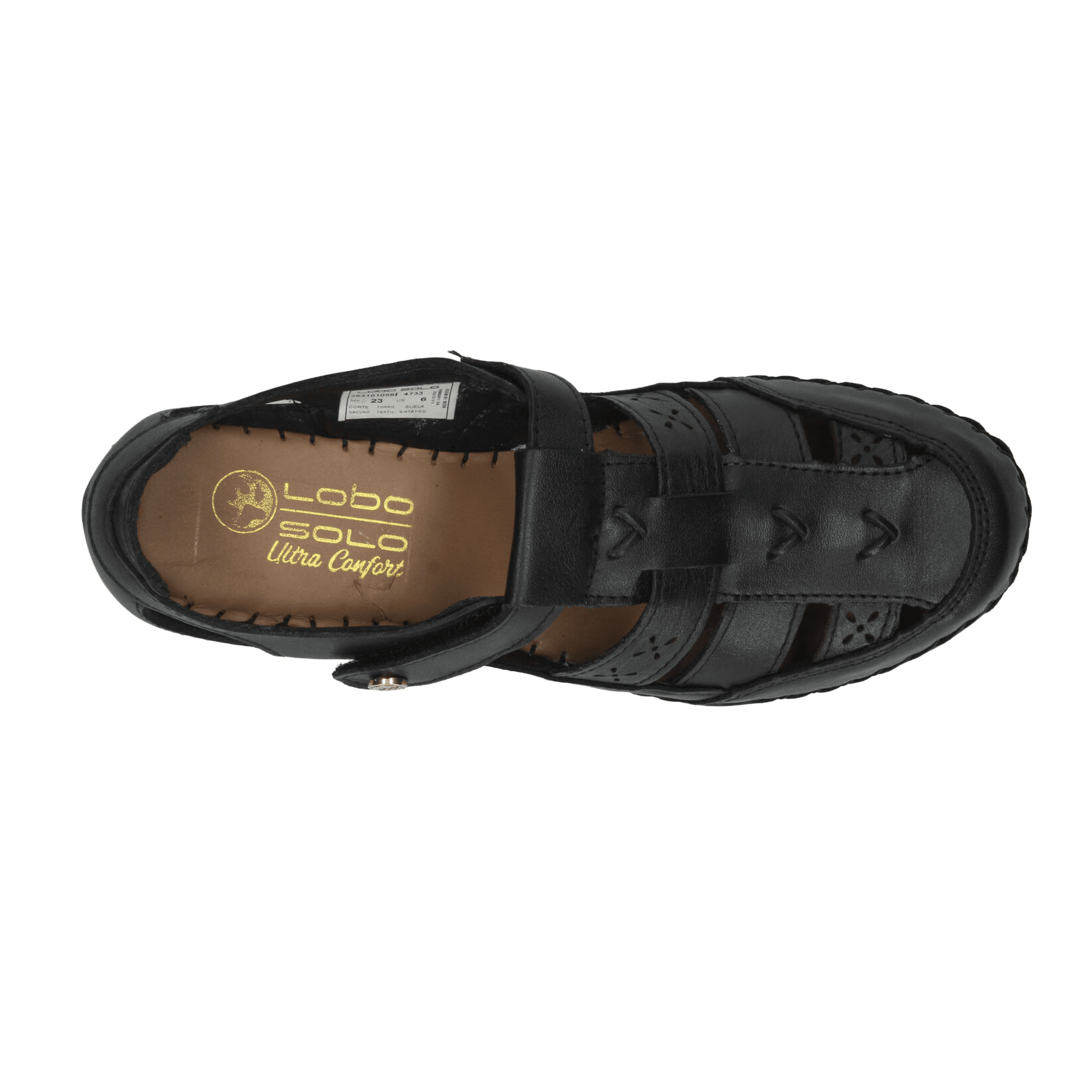 Zapato Lobo Solo Dama Casual Confort Negro Mujer — imagen 18