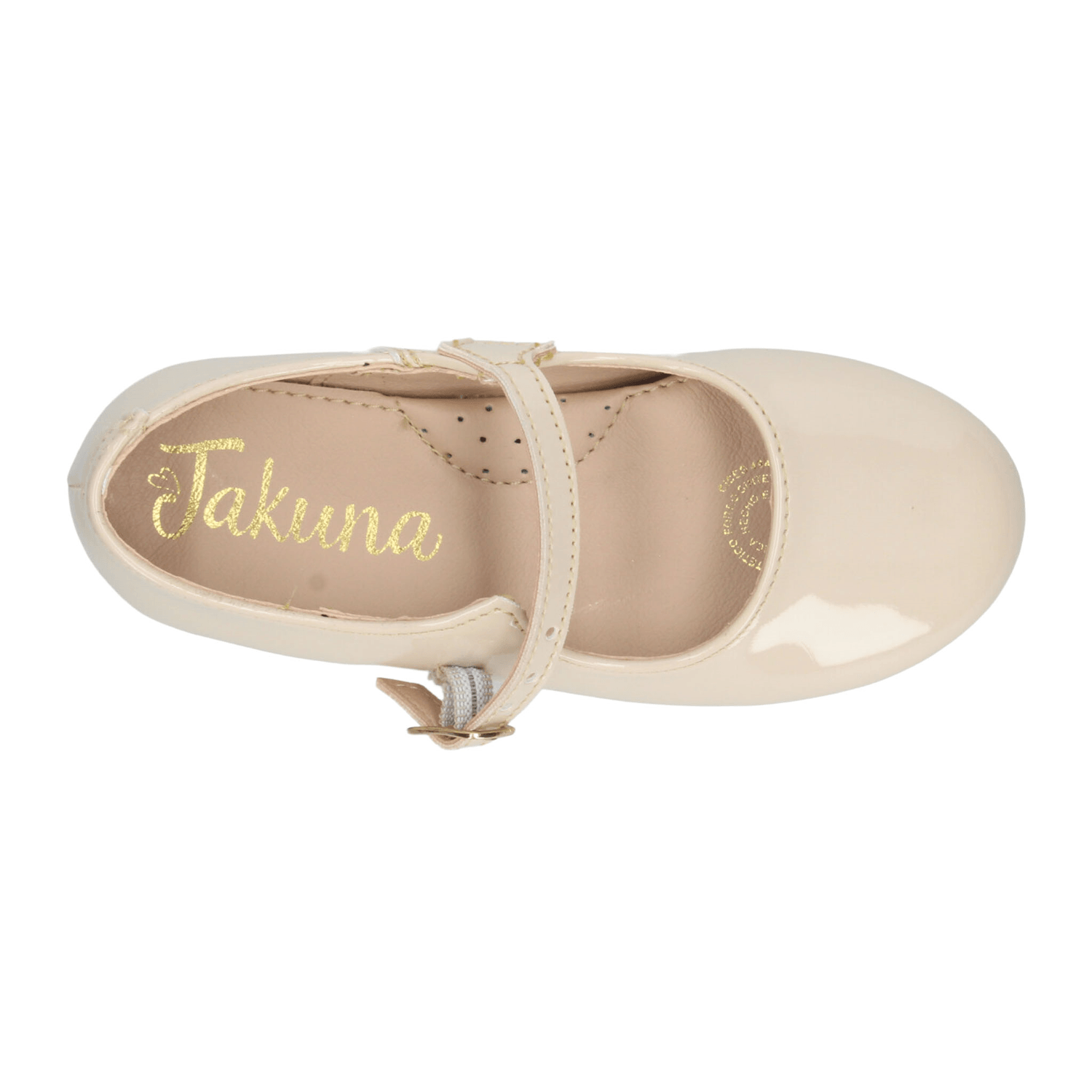 Flat Jakuna Niña Beige Casual Mary Jane Hebilla Infantil T18-22 — imagen 9