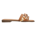 Sandalia Efe Dama Casual Slide Cómodo Café Mujer