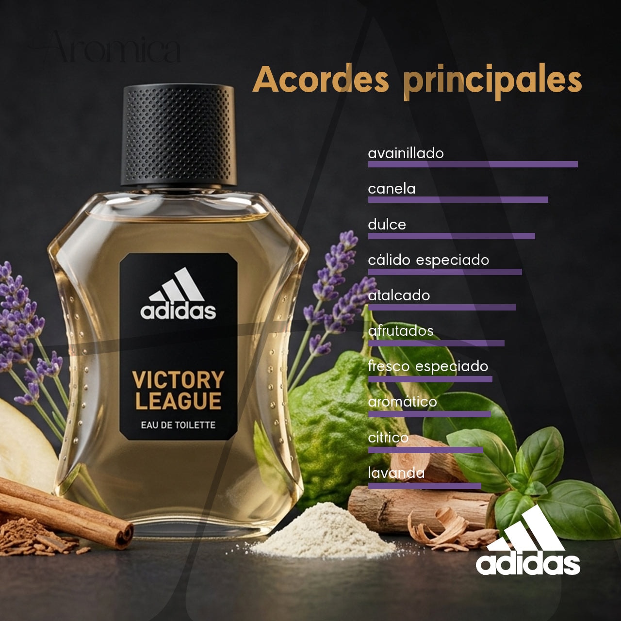 Fragancia Adidas Victory League Eau de Toilette 100ml — imagen 4