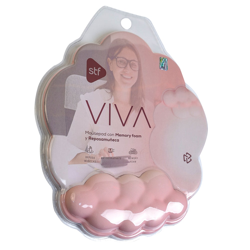 Mousepad Reposamuñecas STF VIVA Antiderrapante rosa — imagen 6
