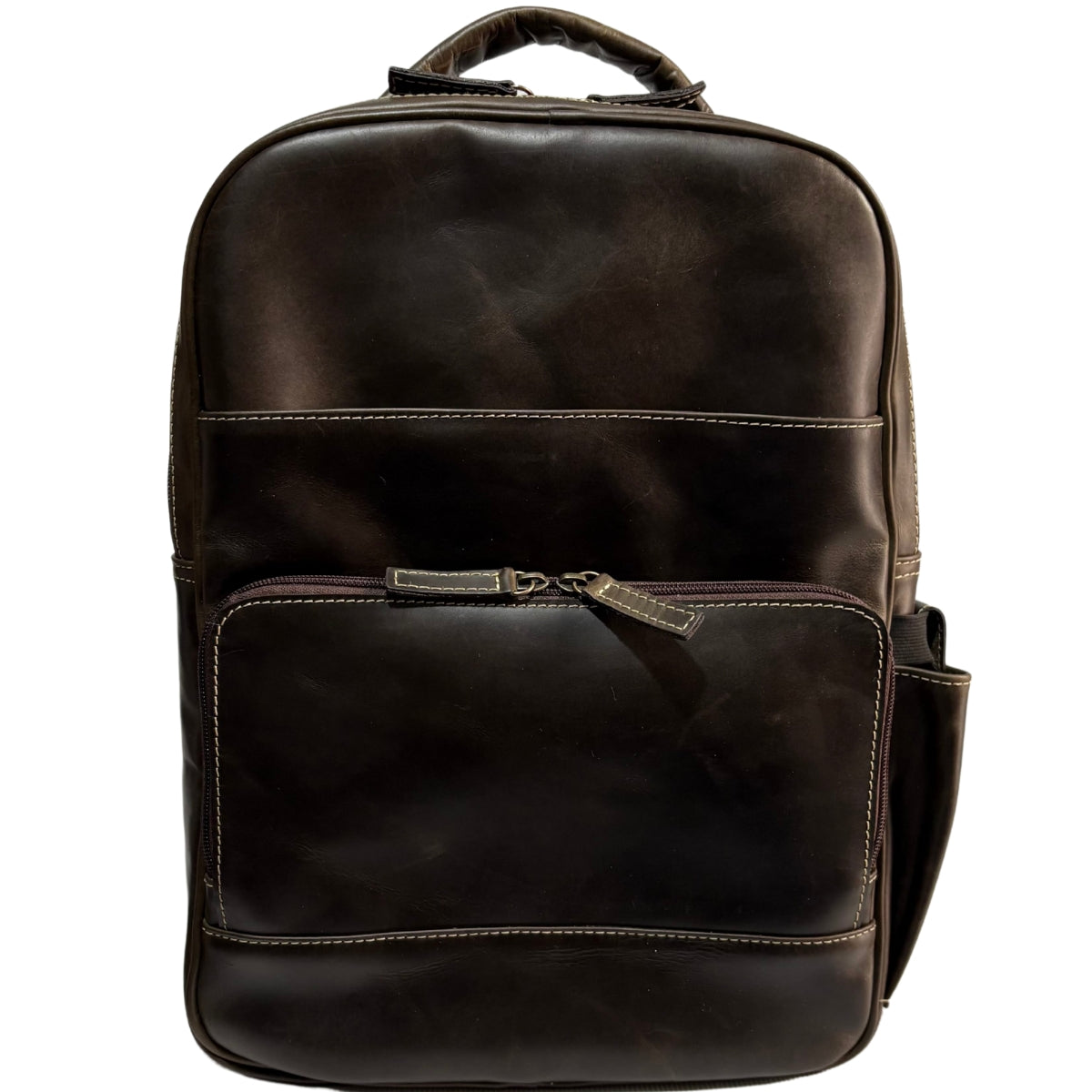 Mochila Laptop Hombre Antirrobo De Piel Legitima Bp09 — imagen 12