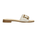 Sandalias Paulina Dama Piso Casual Latte Mujer