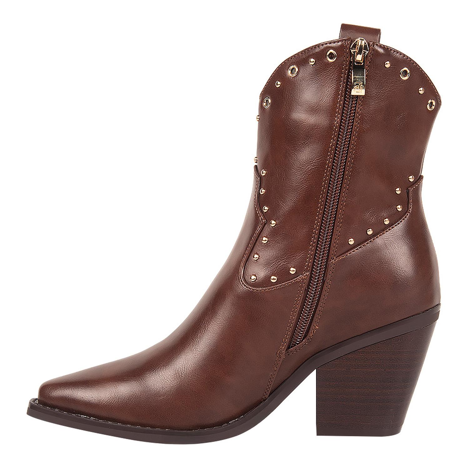 BOTA DAMA BELINDA PEREGRIN TEXANA TACON ANCHO 7Cm 1314130 — imagen 5
