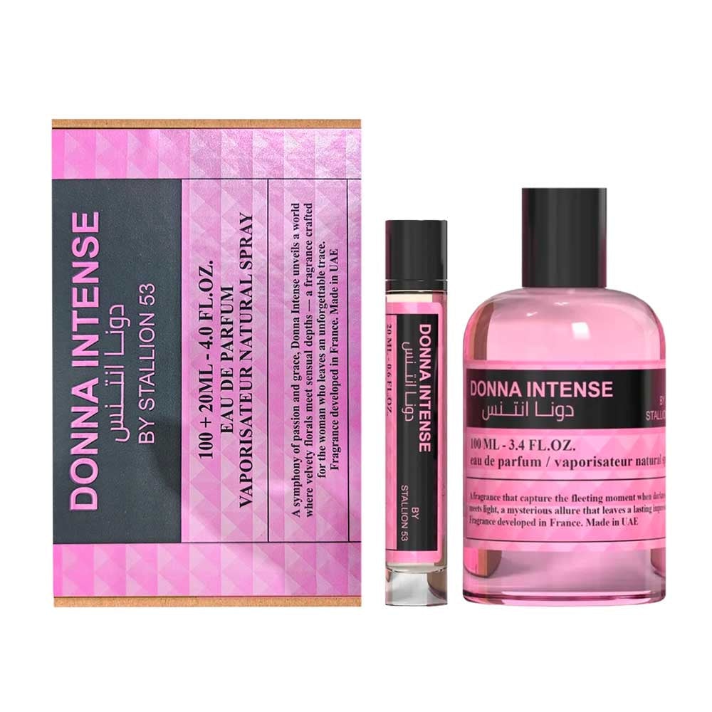 Perfume Stallion Donna Intense + Travel 20 ml EDP 100 ml Dama Mag — imagen 2
