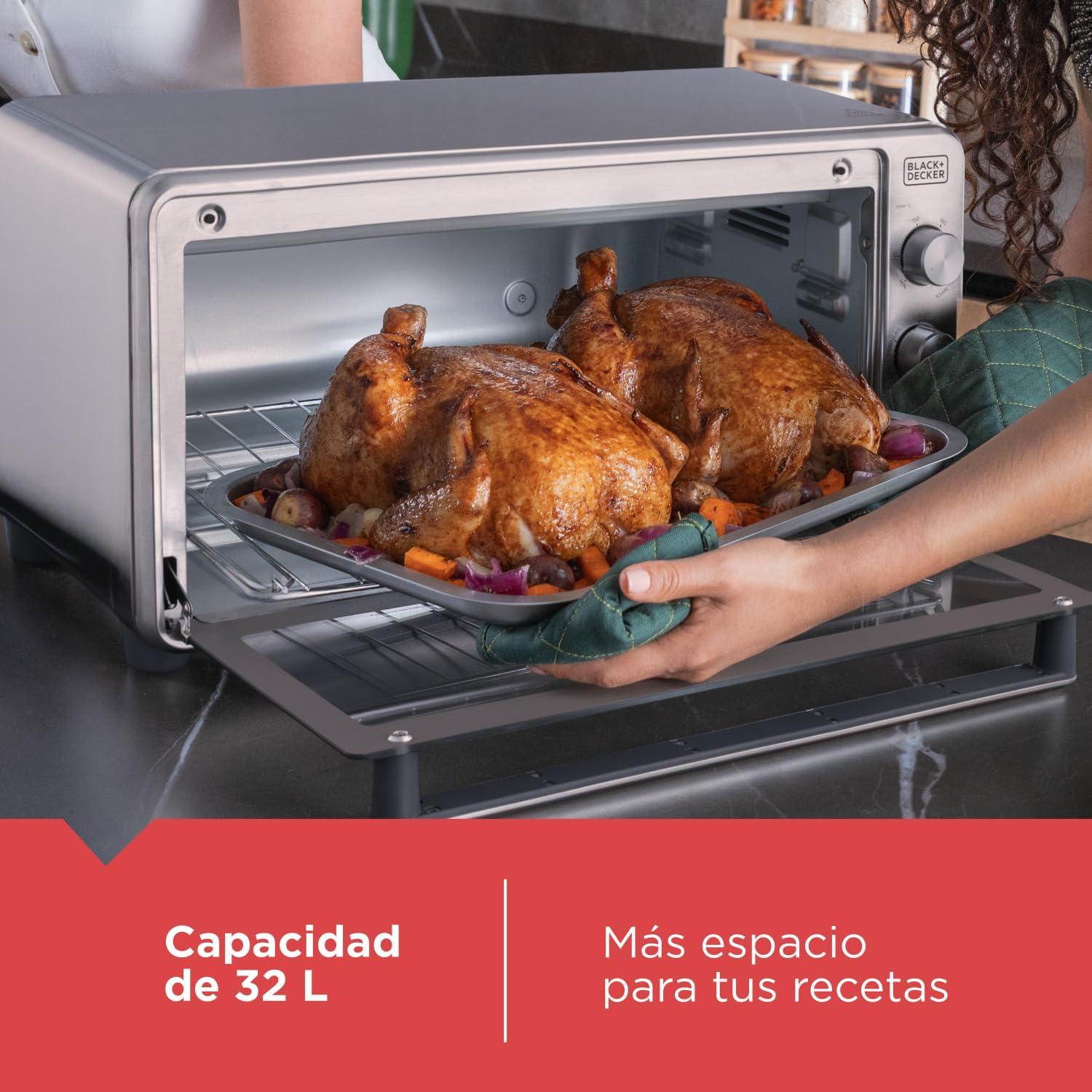 Horno Tostador Freidor de Aire Black+Decker TO82350SDLA 32 L — imagen 4