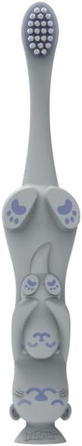 Cepillo de Dientes para Bebé Dr. Brown's Nutria Gris Sin BPA 1-4 Años — imagen 4