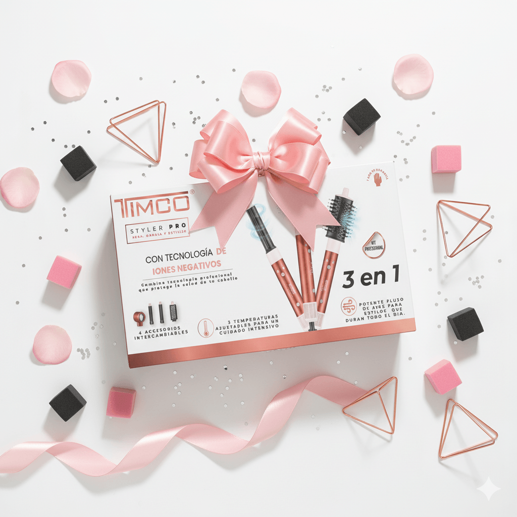 Cepillo Secadora TIMCO Styler PRO 3 en 1 Iónico Cerámico Seca Ondula y Estiliza AJ2642 — imagen 9