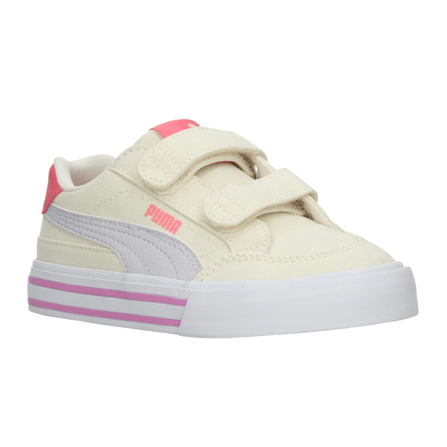 Tenis Puma Court Classic Niña Casual Off White Infantil T16-22 — imagen 2