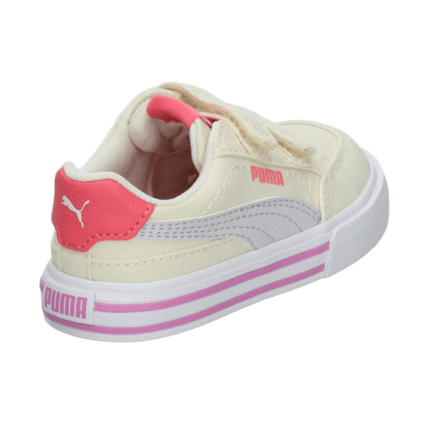 Tenis Puma Court Classic Niña Off White Deportivo Infantil T11-16 — imagen 4