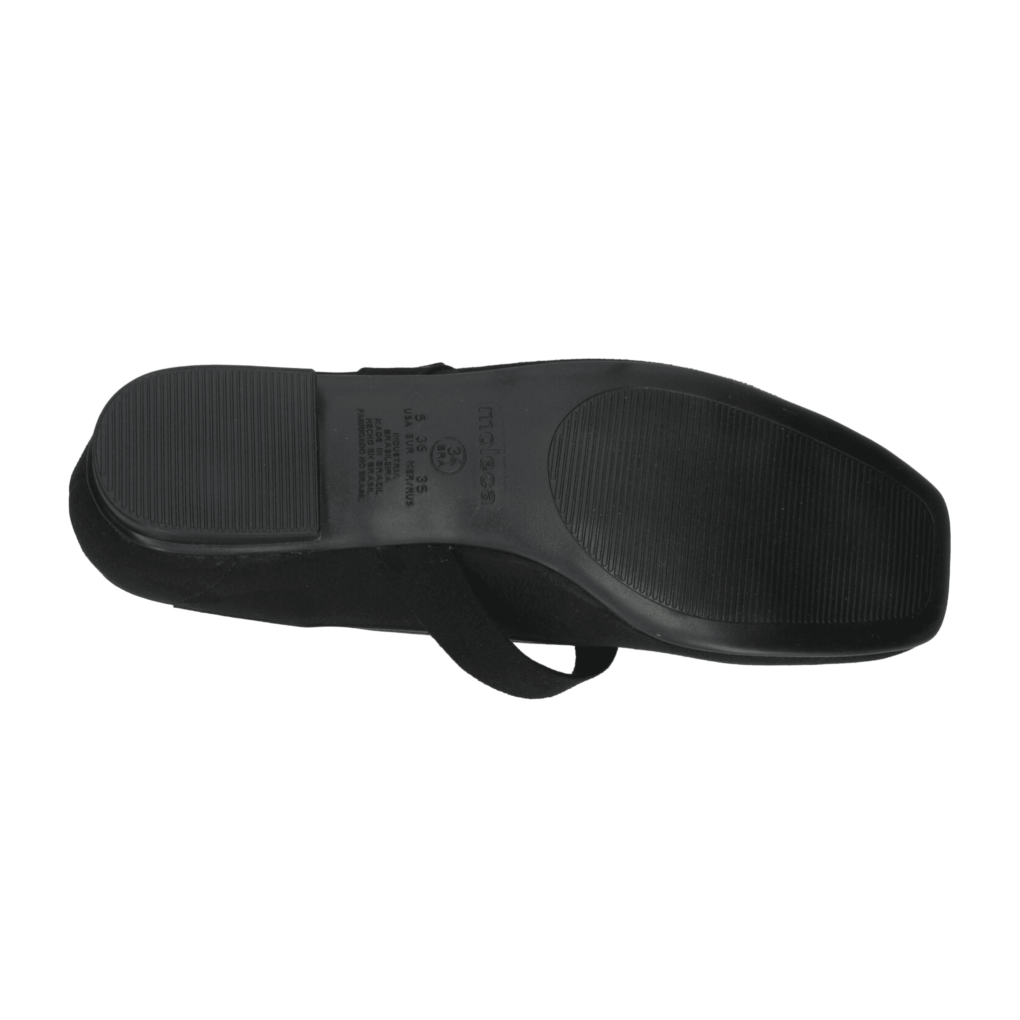 Flats Moleca Dama Casual Mary Jane Hebilla Negro Mujer — imagen 18