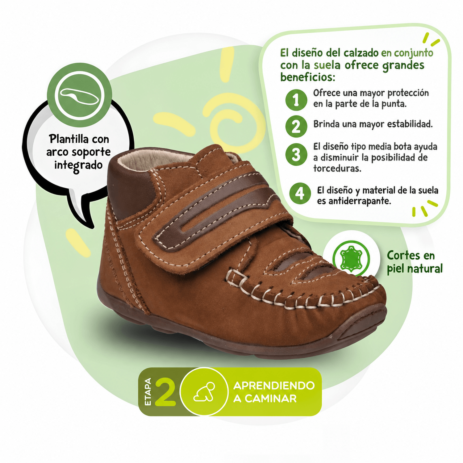 Zapato Niño Pingo Cafe Casual Infantil T11-14 — imagen 3