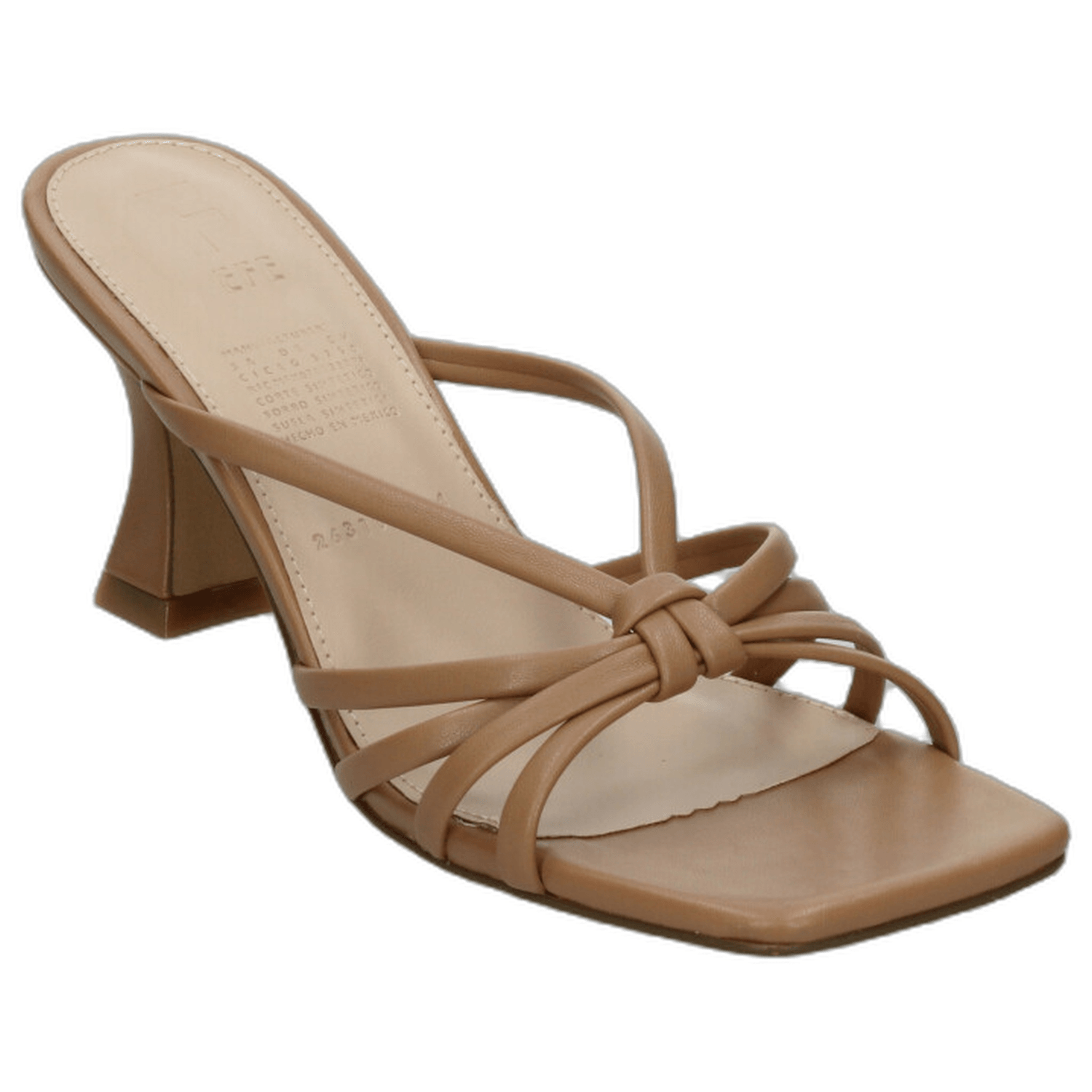 Sandalia Efe Dama Casual Formal Tacón Café Mujer — imagen 4