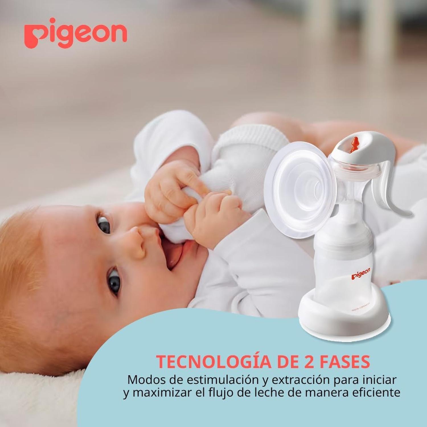 Pack 3 Biberones Pigeon Softouch 160ML y Extractor de Leche — imagen 10