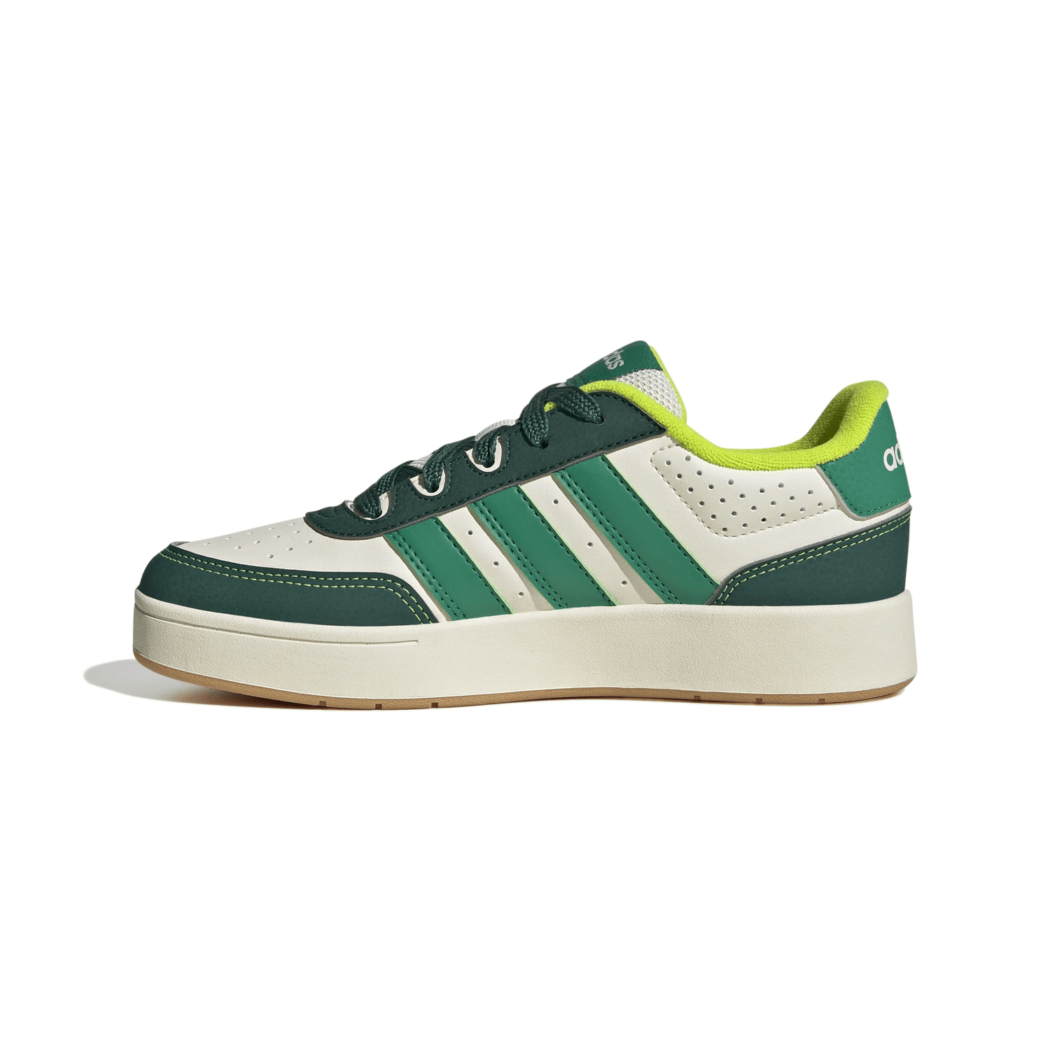 Tenis Adidas Breakbase Niño Casual Verde Infantil T22-26 — imagen 4
