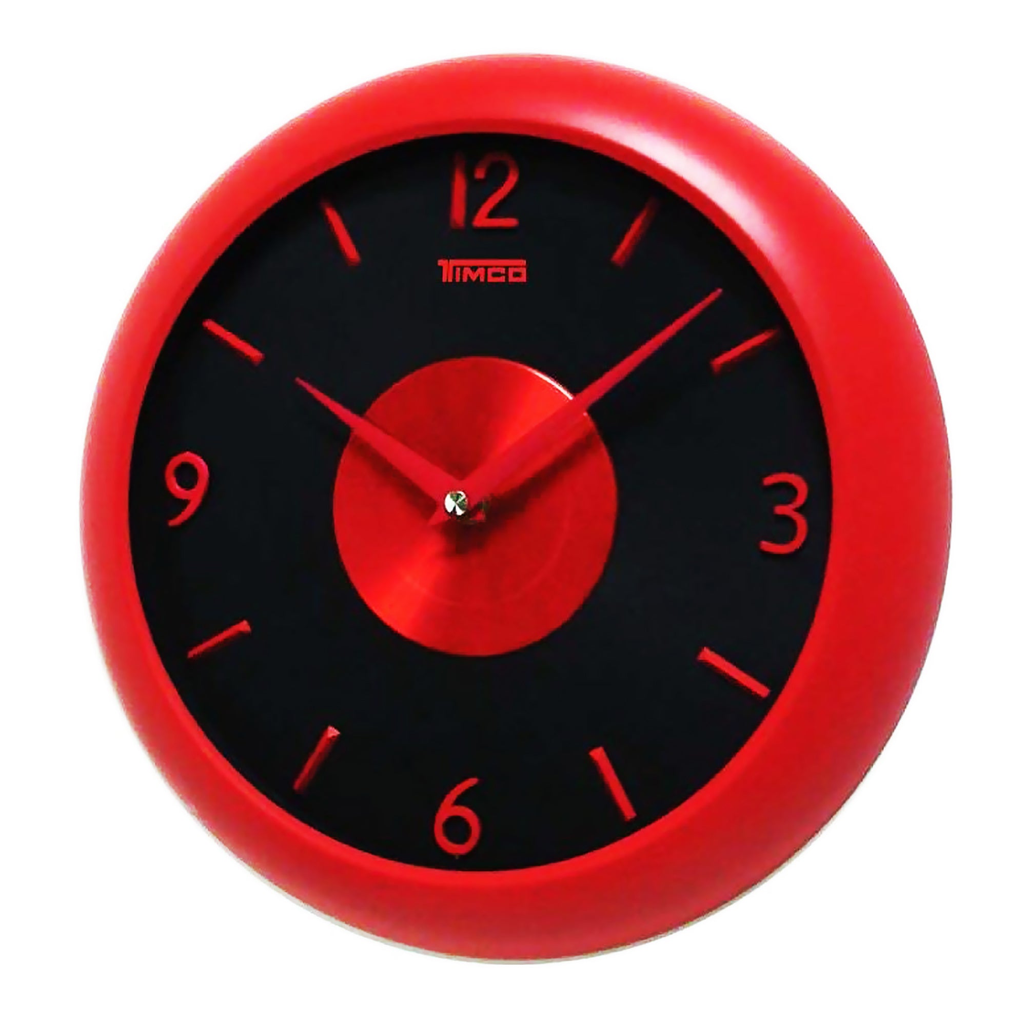 Reloj de Pared Analógico Rojo Estilo Clásico Decorativo Timco CEAL-RO — imagen 2