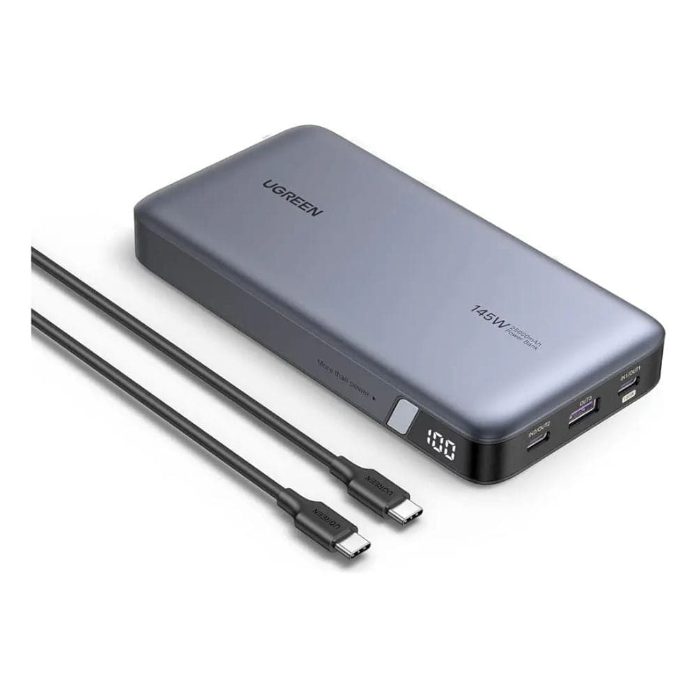 Bateria UGreen 25000mAh Fast Charging Power Bank 145w PB205 - Negro — image 3