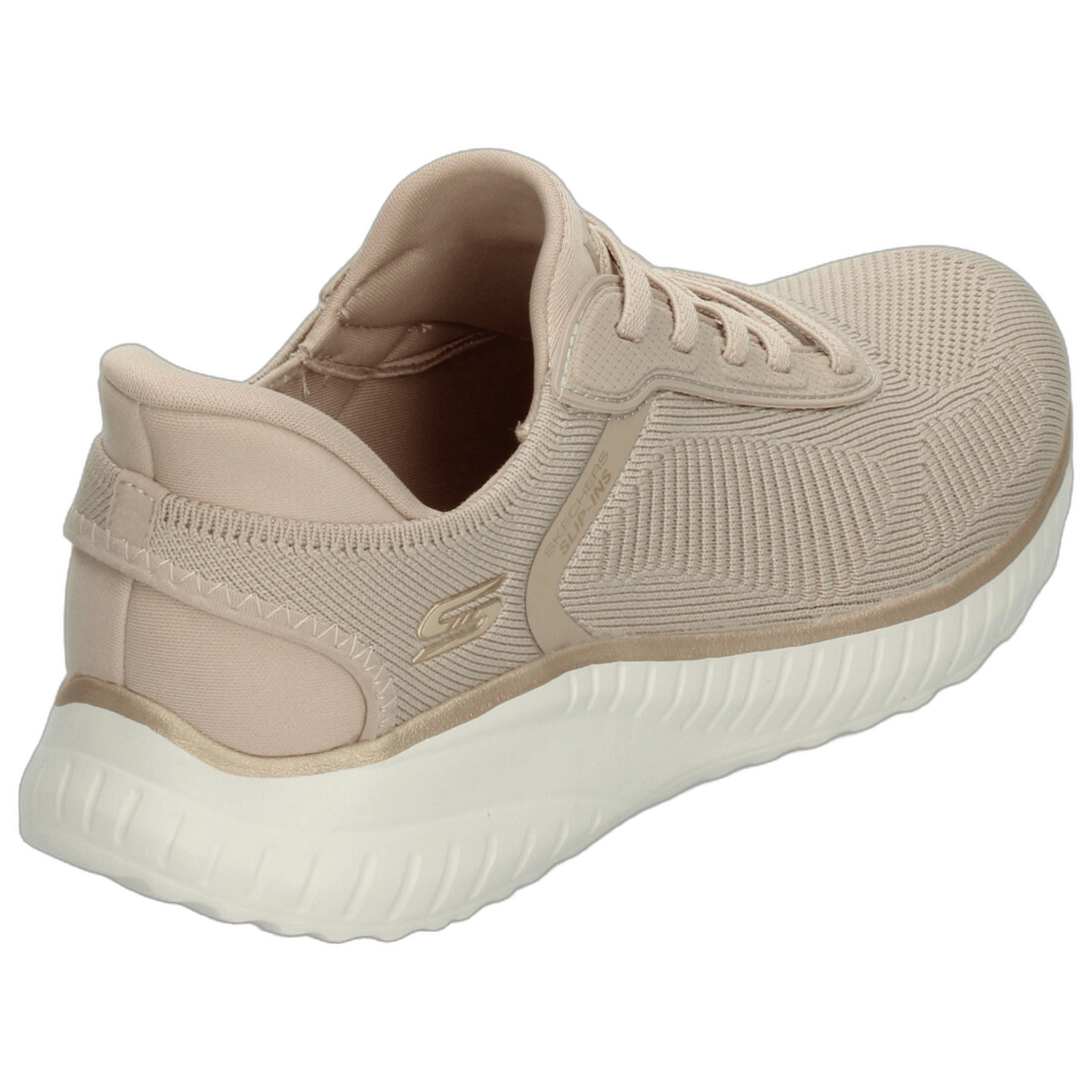Tenis Skechers Bobs Slip-Ins Dama Deportivo Beige Mujer — imagen 3
