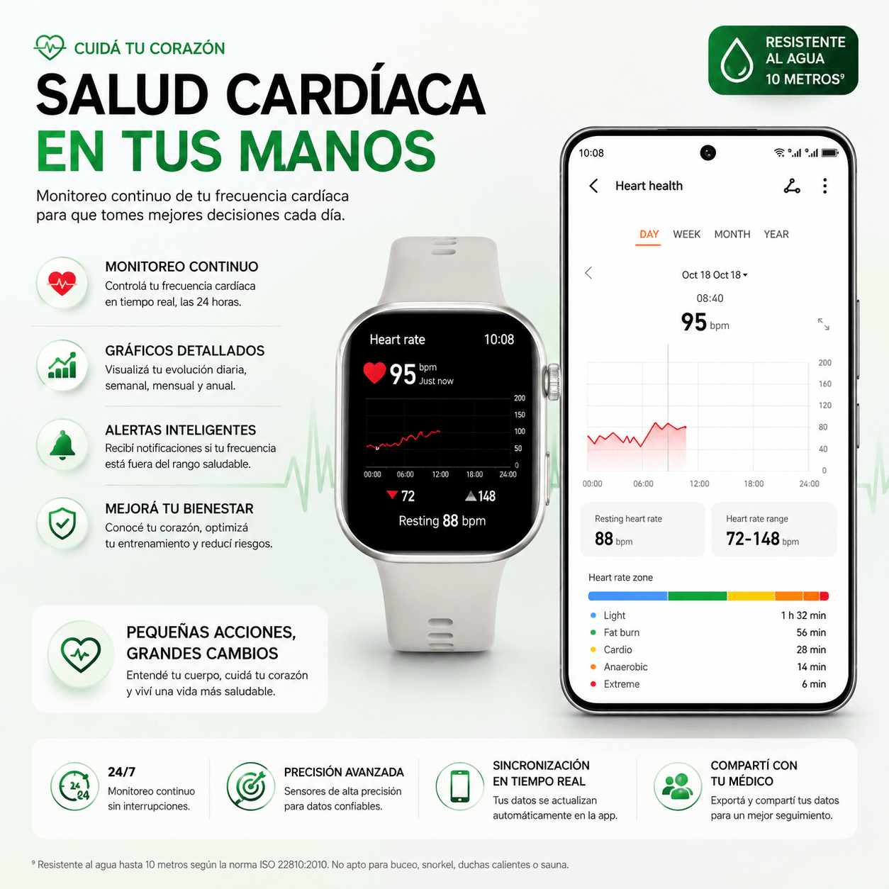 Smartwatch HONOR CHOICE Watch 2i AMOLED 1.85" con Llamadas Bluetooth — imagen 5