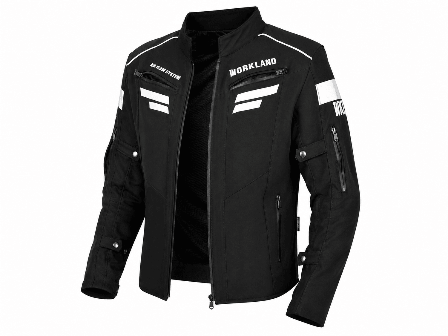 Chamarra moto hombre impermeable biker protecciones WKL NGO — imagen 3