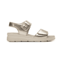 Sandalias Flexi Dama Casual Dorado Mujer
