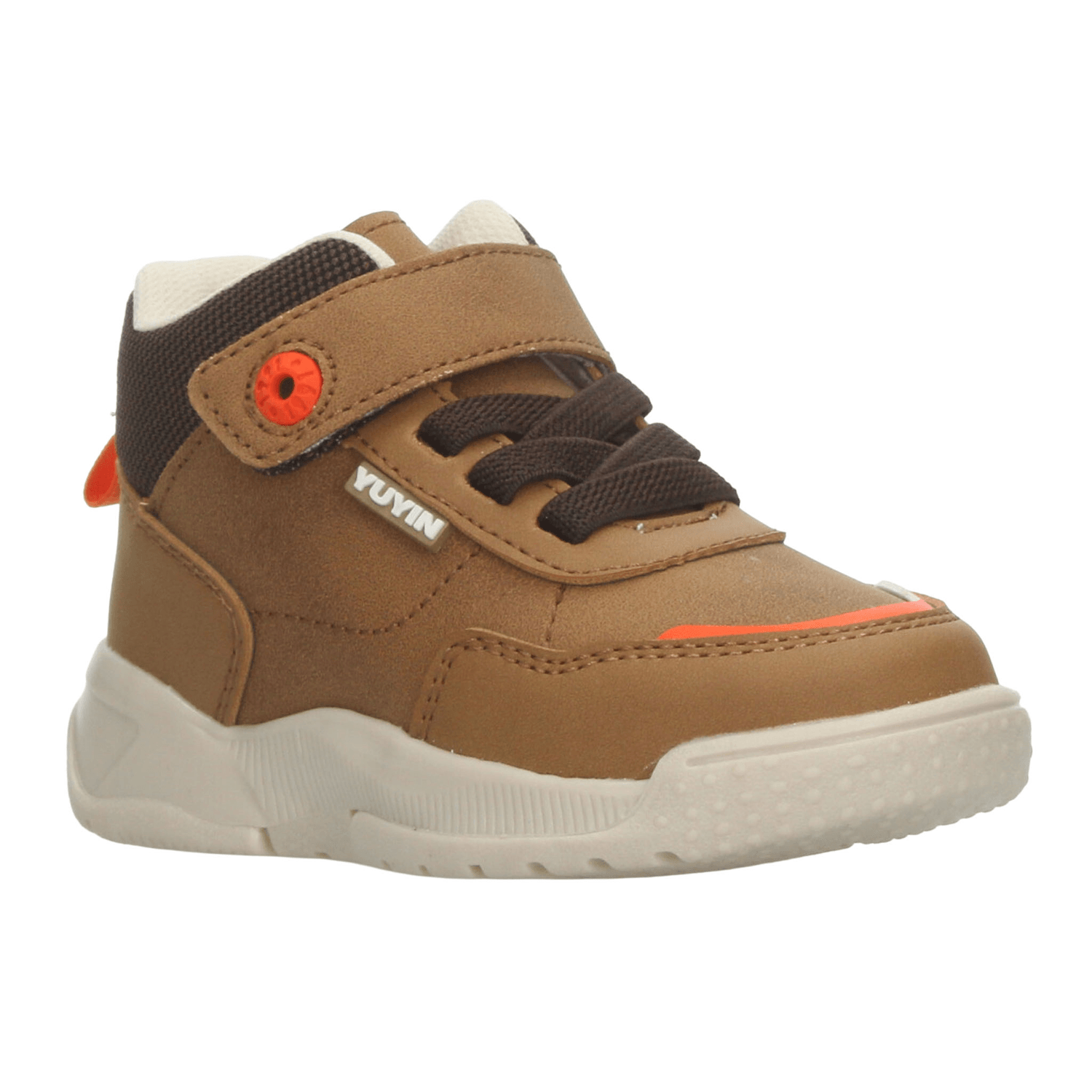 Bota Yuyin Niño Café Casual Cómodo Infantil T15-18 — imagen 3