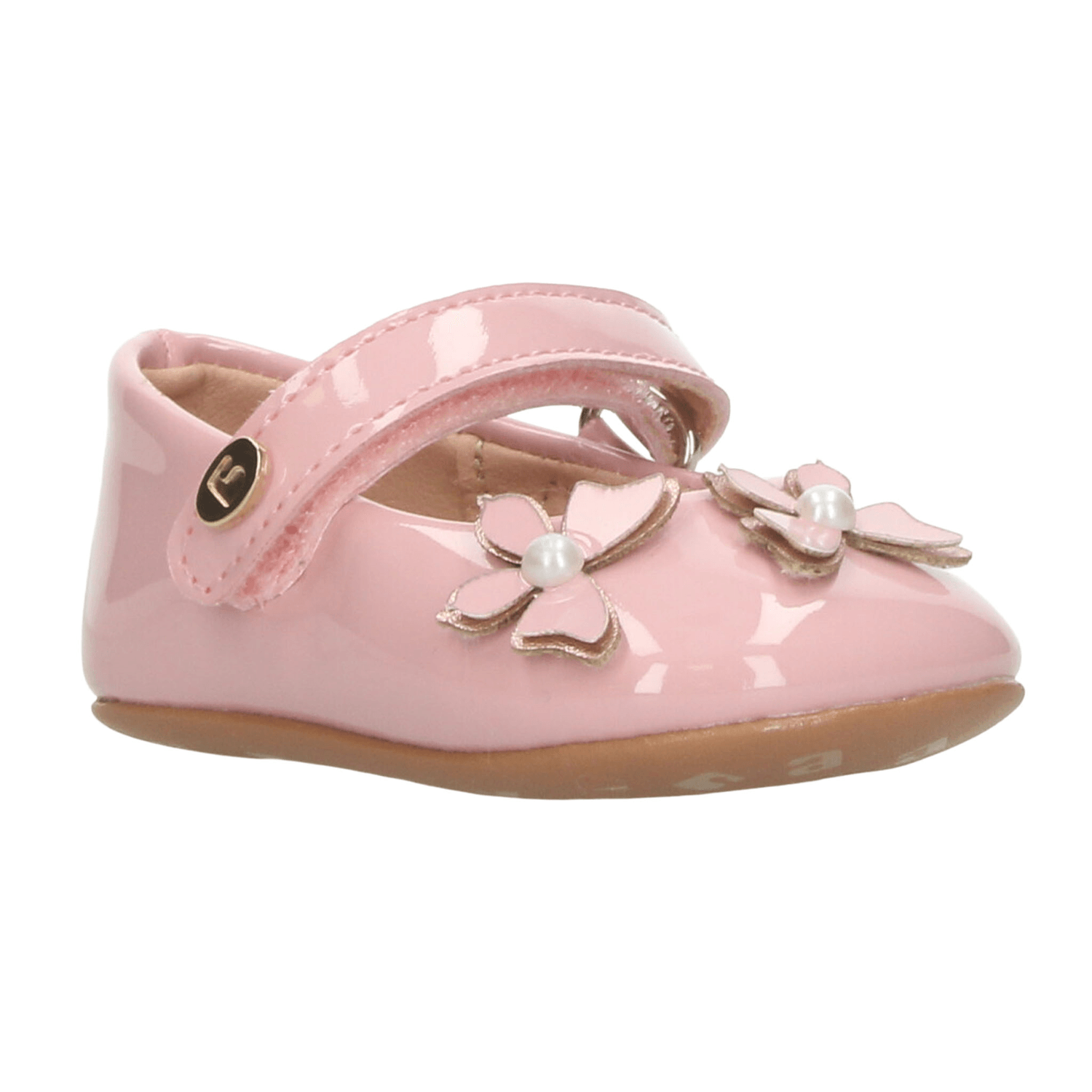 Flat Niña Coqueta Rosa Casual Cinta Adhesiva Infantil T10-12 — imagen 3