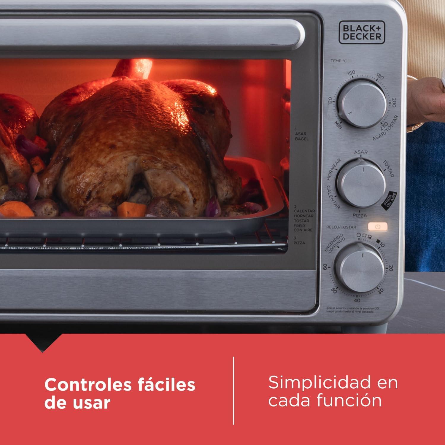 Horno Tostador Freidor de Aire Black+Decker TO82350SDLA 32 L — imagen 11