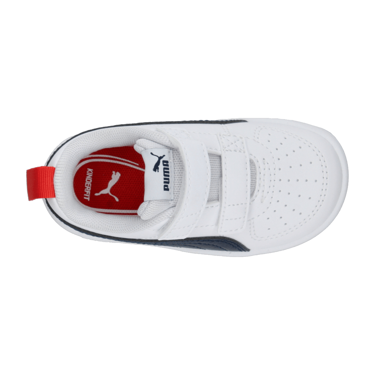 Tenis Puma Rickie V Niño Casual Blanco Infantil T11-16 — imagen 8