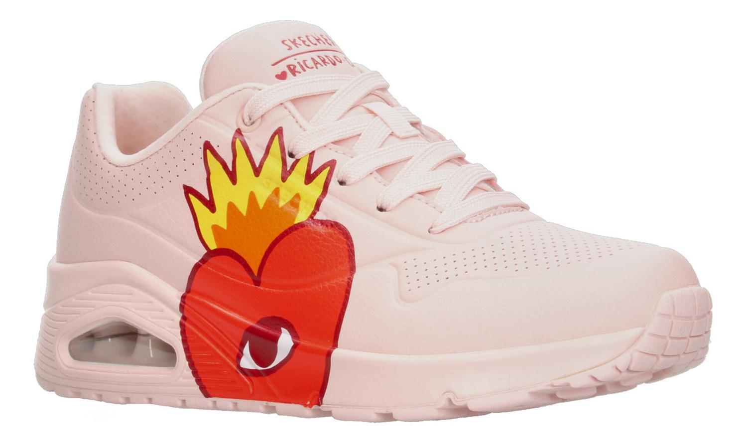 Tenis Skechers Dama Rosa Deportivo Para Mujer — imagen 4