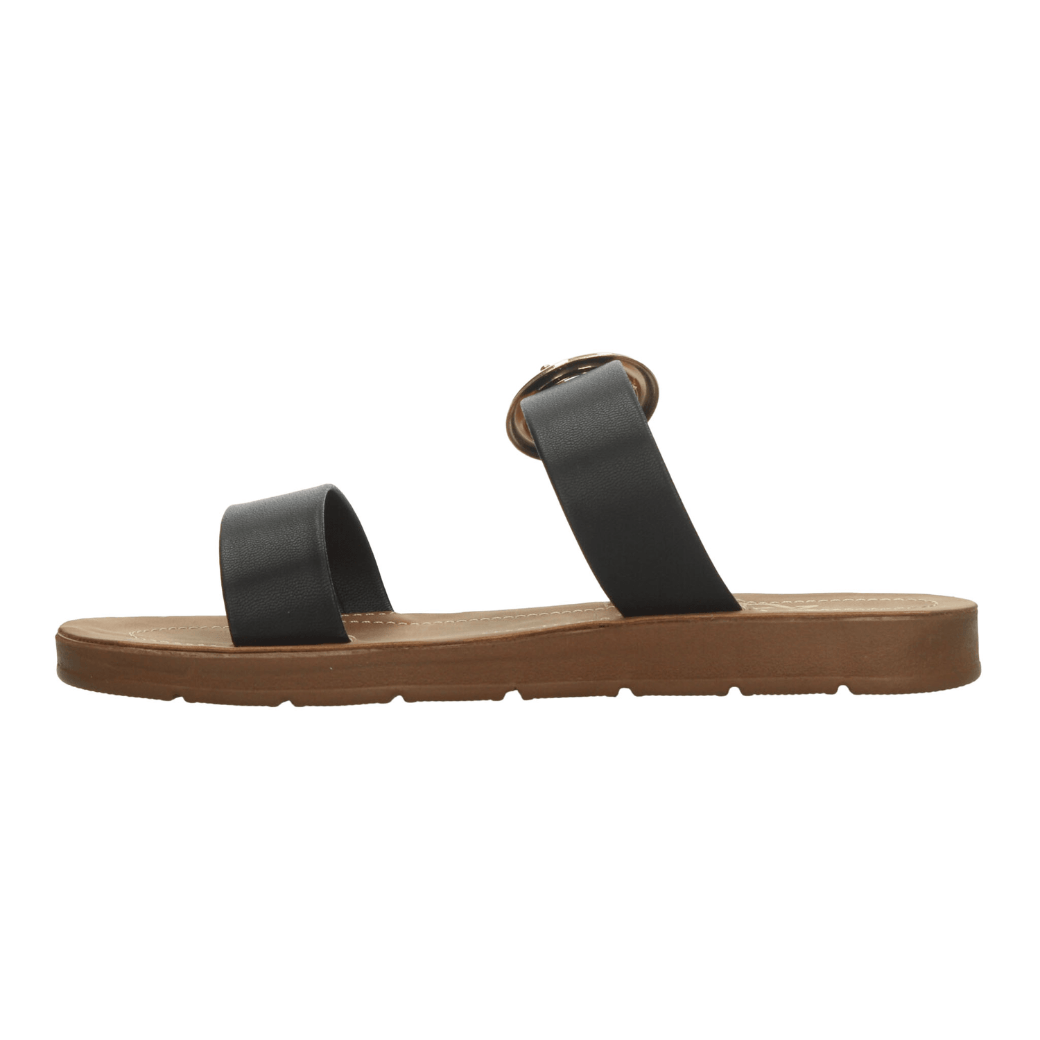 Sandalias Bevy Fashion Dama Negro Casual Para Mujer — imagen 6