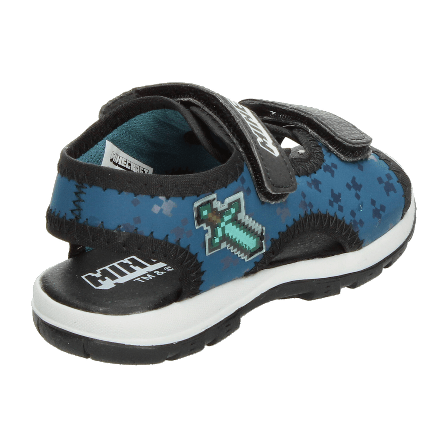 Sandalias Minecraft Niño Casual Azul Infantil T15-18 — imagen 3