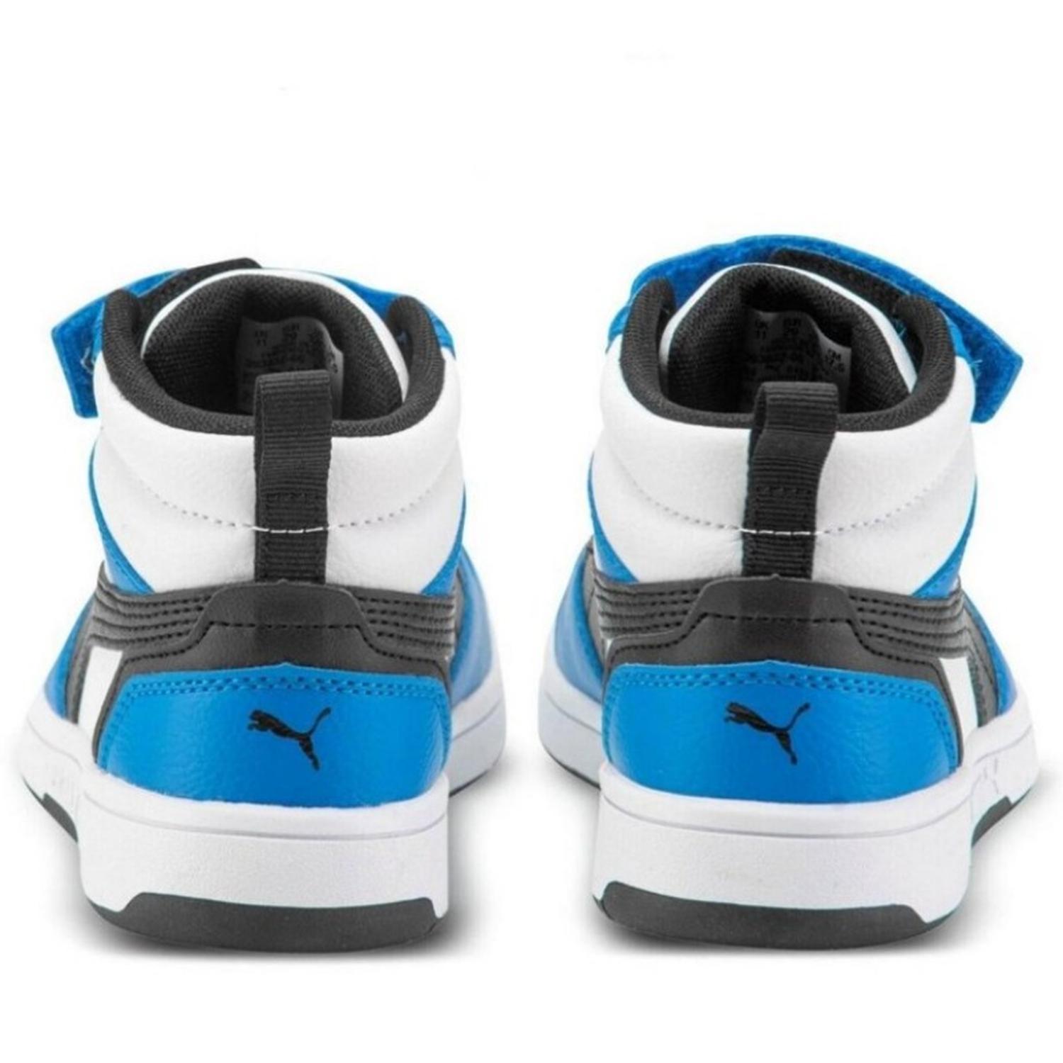Tenis Puma Rebound V6 MID PS para Niños 16.5 A 21. 393832-06 — imagen 5