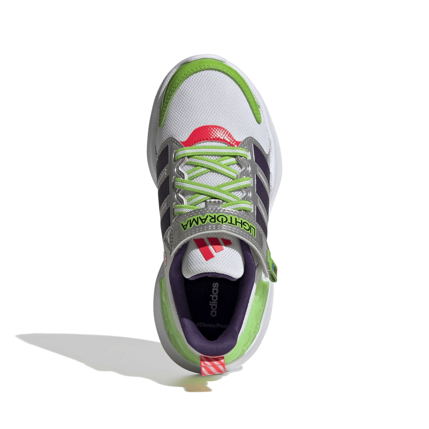 Tenis Adidas Toy Story Buzz Lightyear Niño Casual Luz Led Blanco Infantil T16-22 — imagen 7