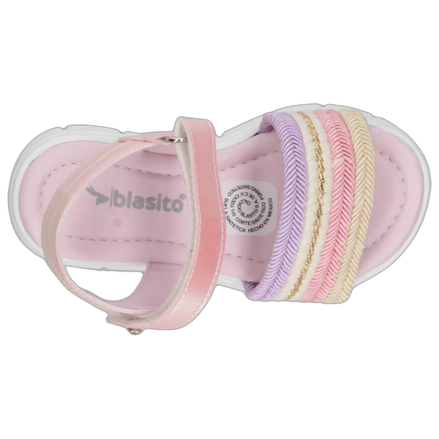 Sandalias Blasito Niña Casual Rosa Infantil T15-19 — imagen 8
