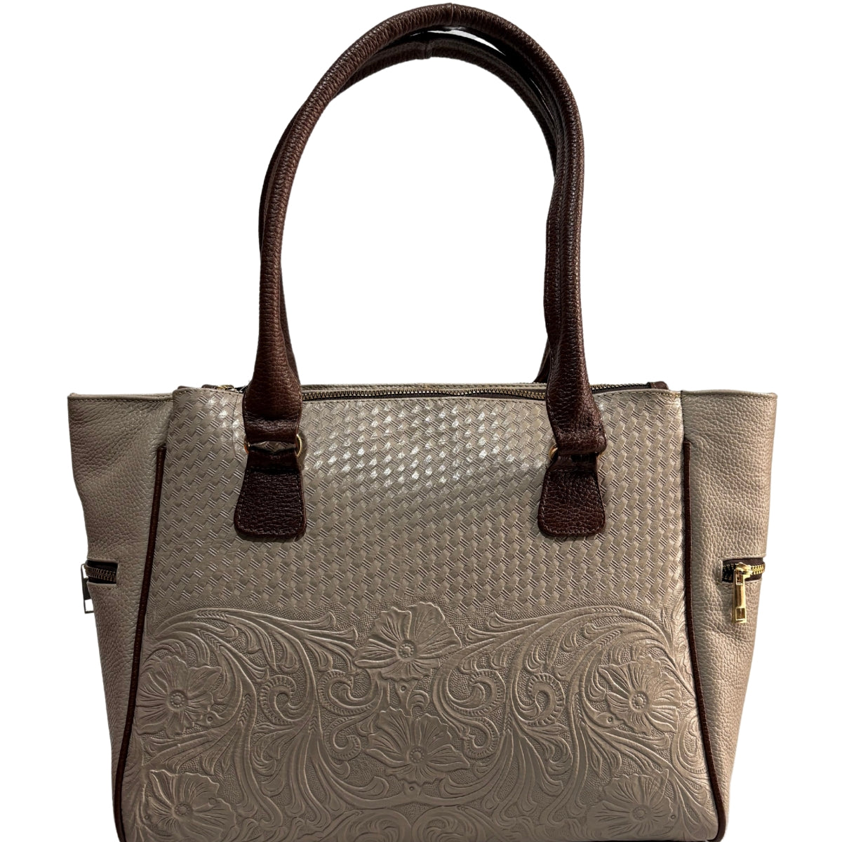 Bolsa Grande Dama Original De Piel Legitima Valentina — imagen 15