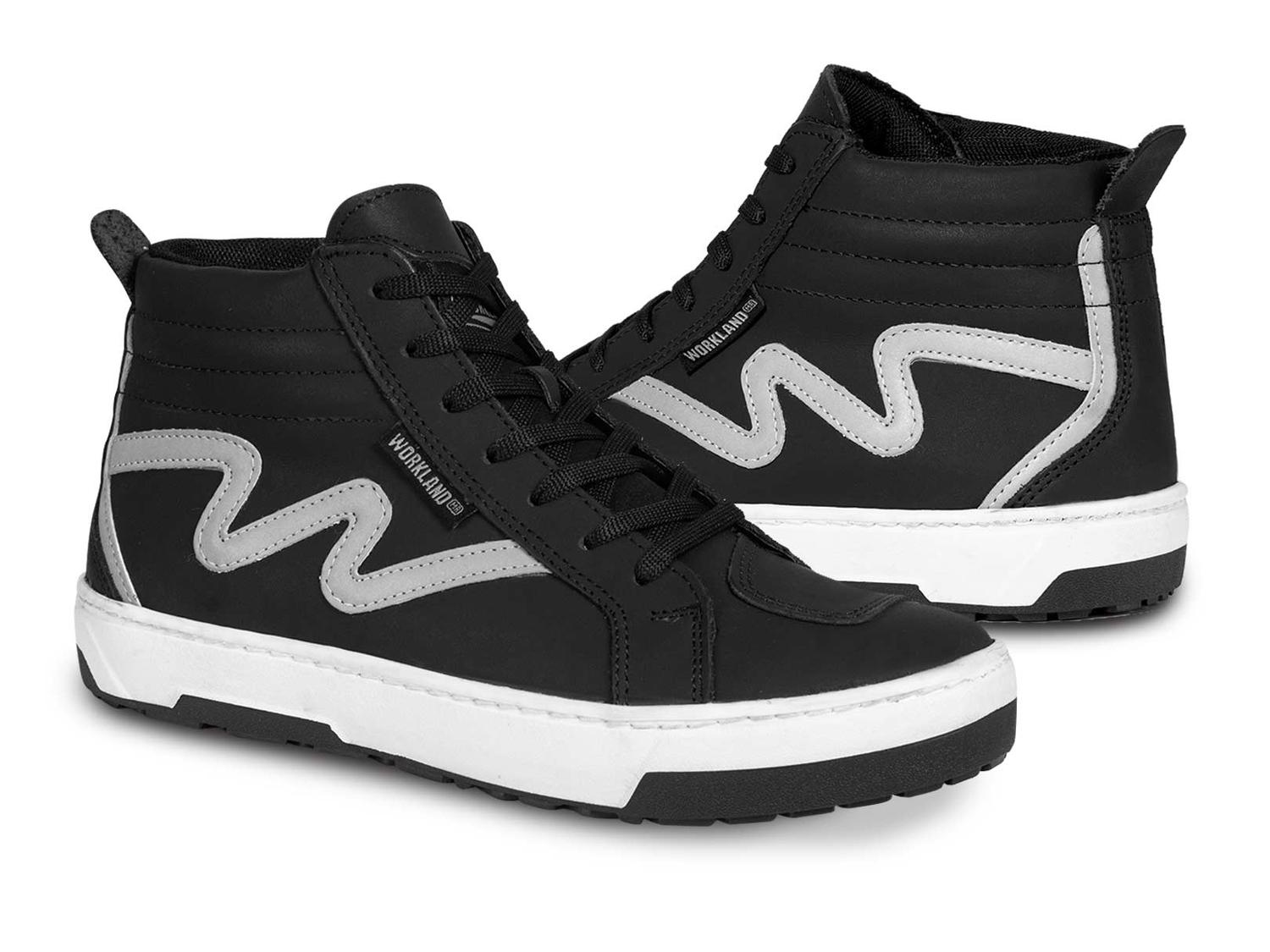 Tenis motociclista hombre botin biker WKL 80206 Negro — imagen 2
