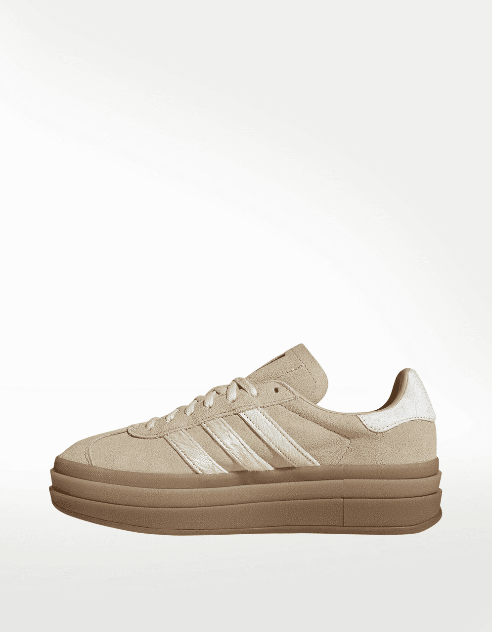 Tenis Adidas Gazelle Bold Beige - Mujer — imagen 3