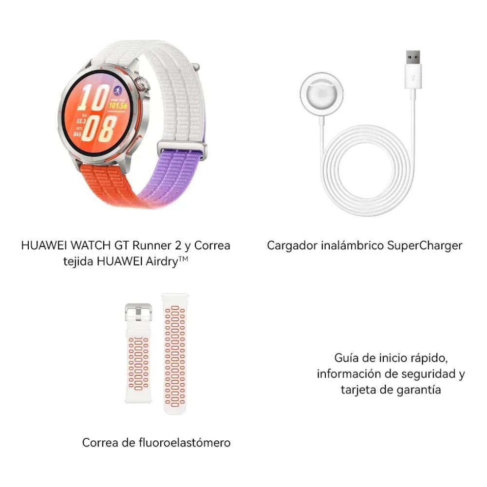 Smartwatch Huawei Watch GT Runner 2 - Naranja + Correa Adicional — imagen 6