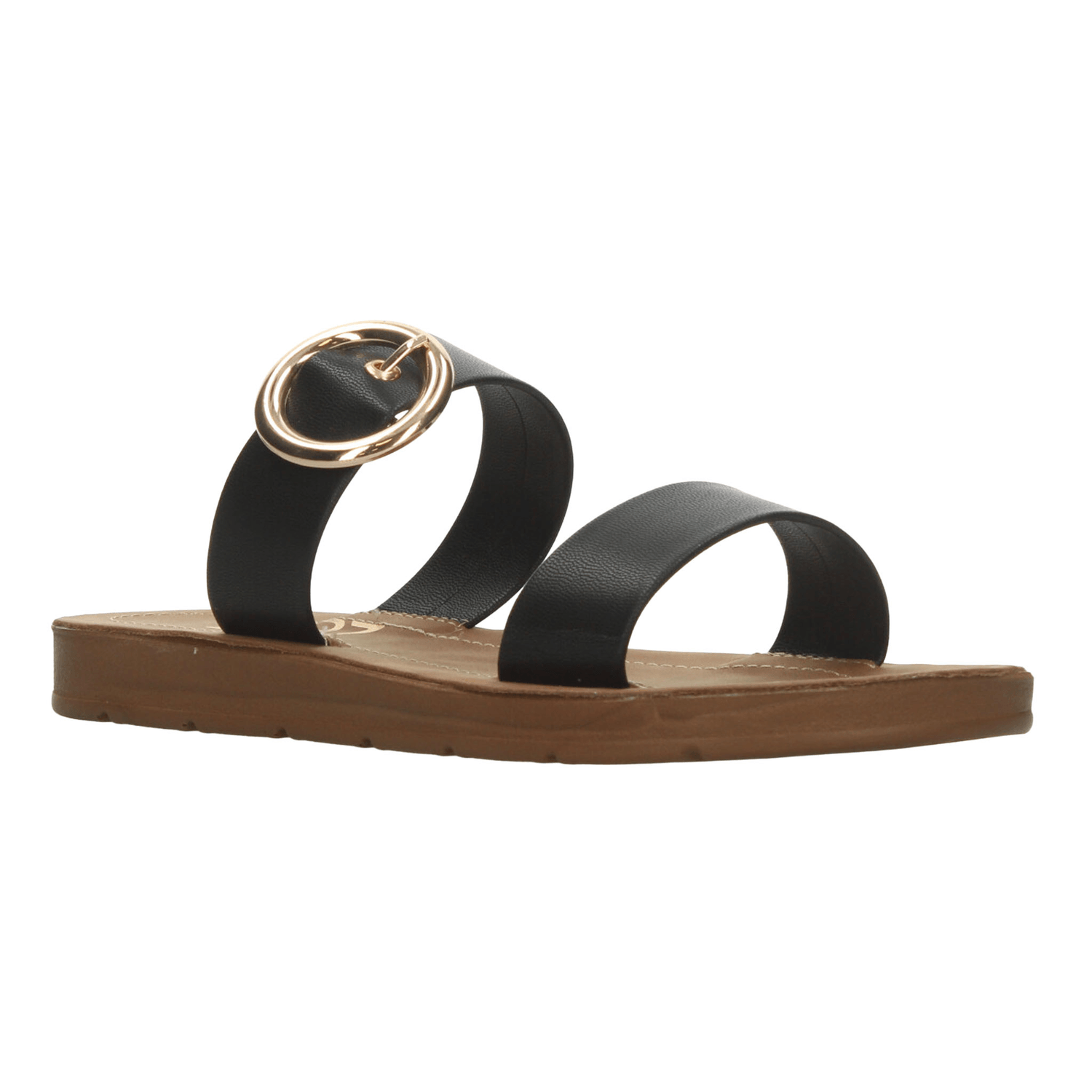 Sandalias Bevy Fashion Dama Casual Negro Mujer — imagen 2