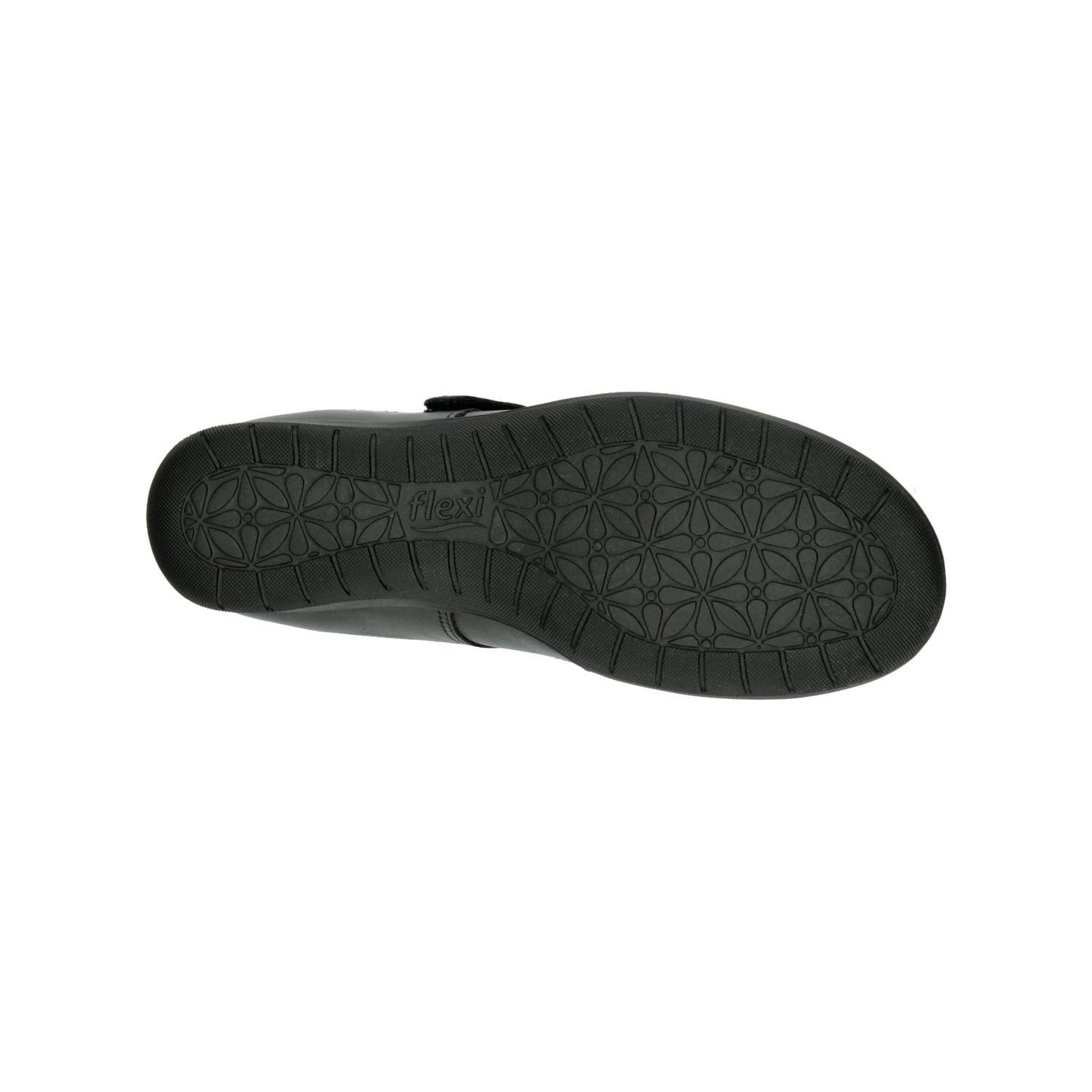 Zapato Flexi Niña Escolar Cinta Adhesiva Cómodo Negro Infantil T21-27 — imagen 9