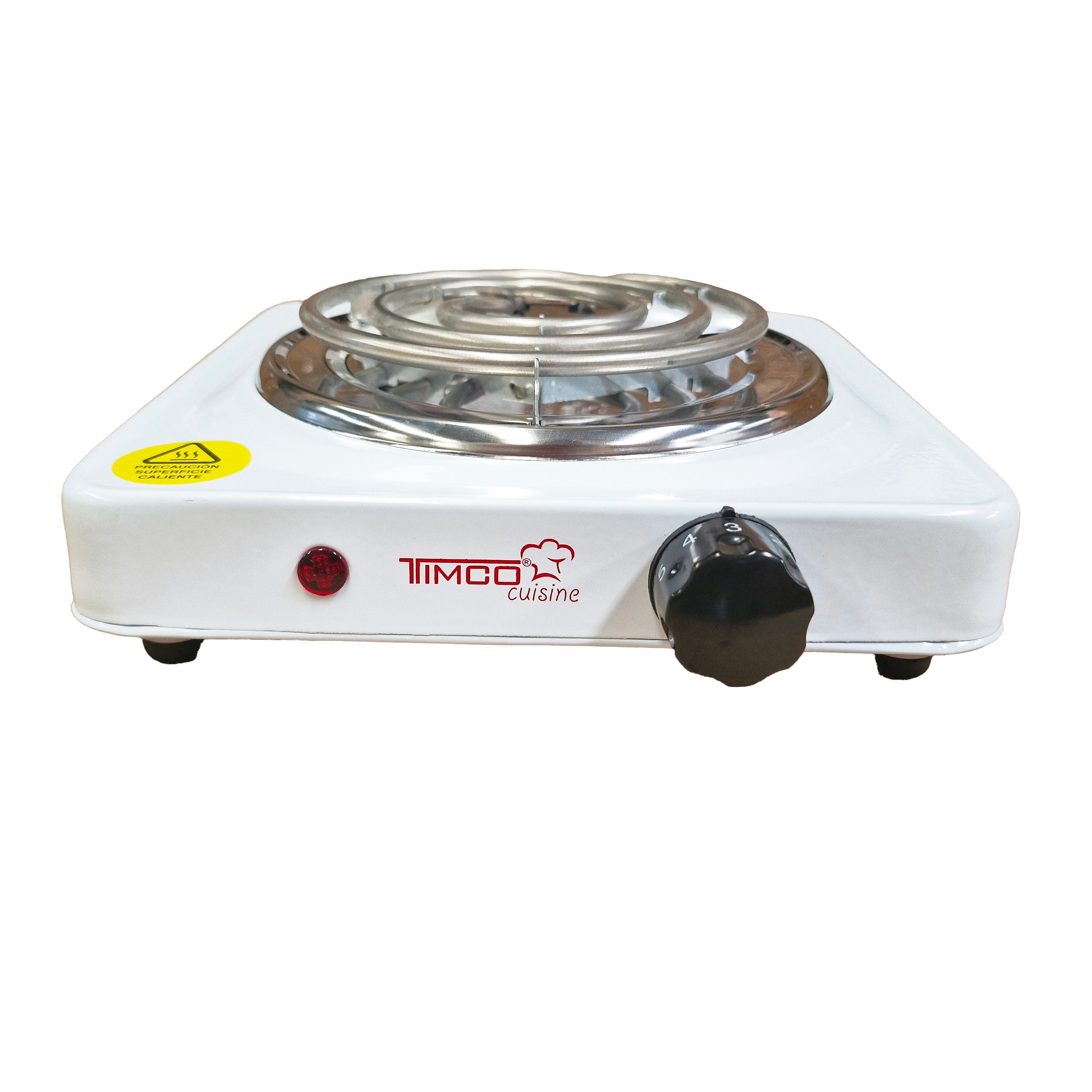 Parrilla Eléctrica 1 Quemador con Termostato Color Blanco Timco PE-01 — imagen 5