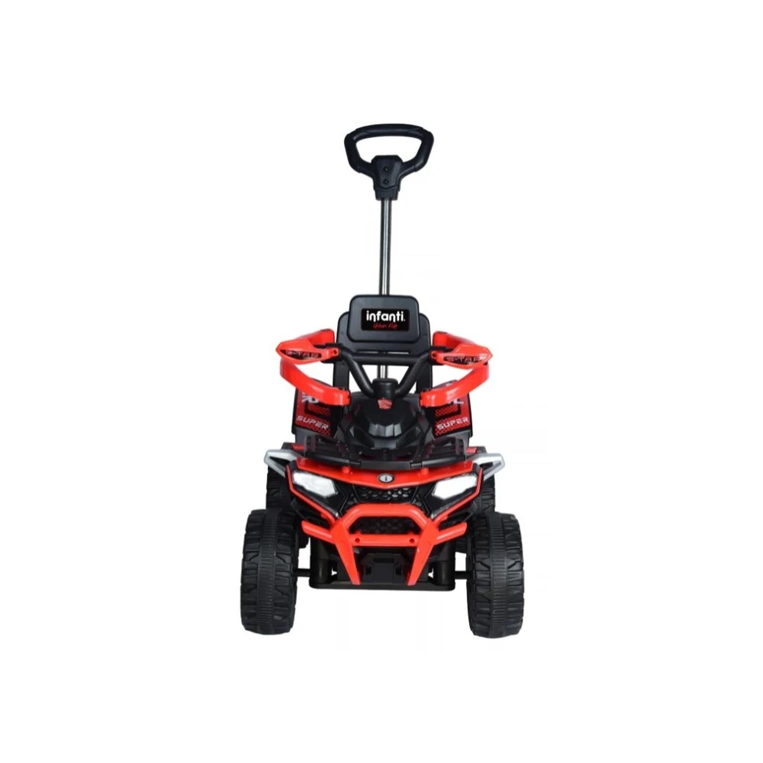 Montable Eléctrico Infanti Urban Kids LX para Niño Rojo con Bastón Dirigible y Luces — imagen 2