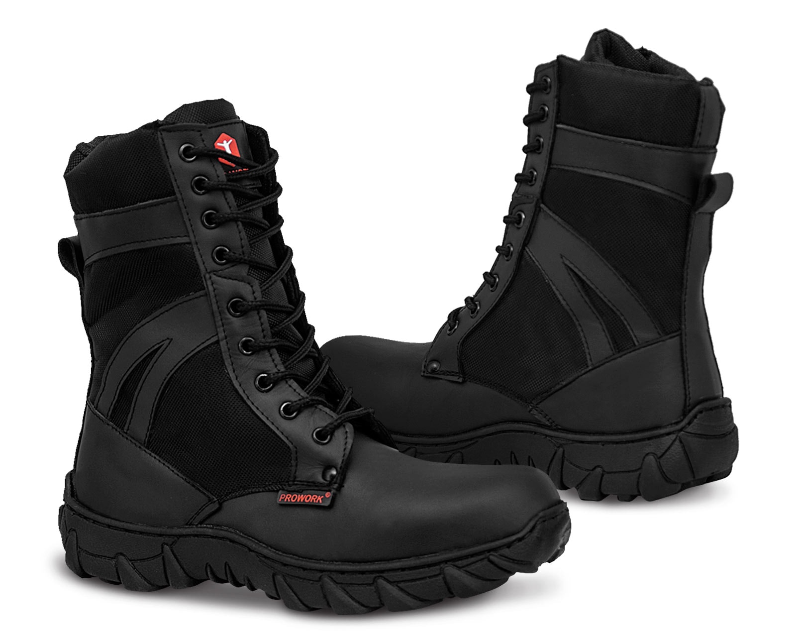 Botas industriales tacticas Piel hombre trabajo botin P213 — imagen 10