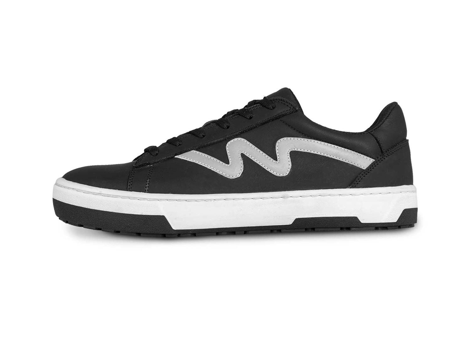 Tenis motociclista hombre moto biker WKL 80204 Negro — imagen 3