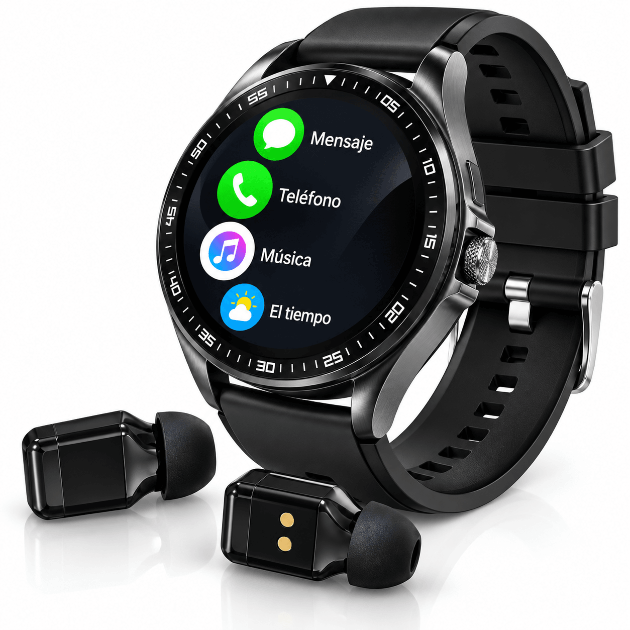 Smartwatch 2 en 1 con Audífonos Bluetooth Integrados — imagen 3